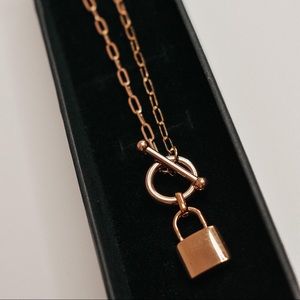 Stainless Steel Lock Necklace